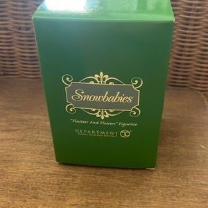 Snowbabies- “ flutters and flowers” figure